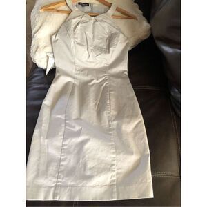 BEBE Light Gray Mini Dress Size 2